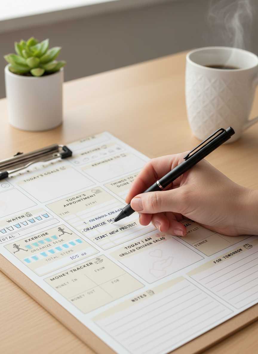 MINIMALIST DAILY PLANNER